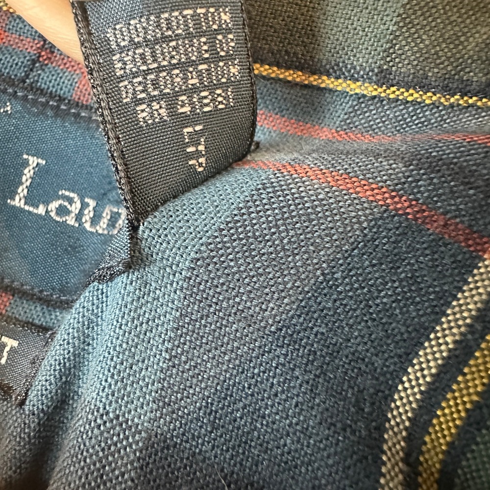 Ralph Lauren Classic Fit Plaid Button Down Shirt 2XLT Tall Red Pony Logo - Picture 4 of 9